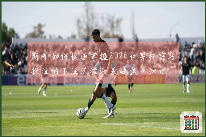 新手如何快速掌握2026世界杯官方投注的下注流程和关键盘口知识