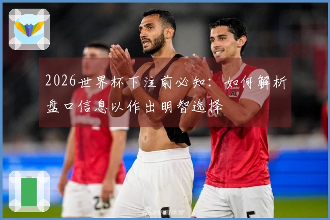2026世界杯下注前必知：如何解析盘口信息以作出明智选择