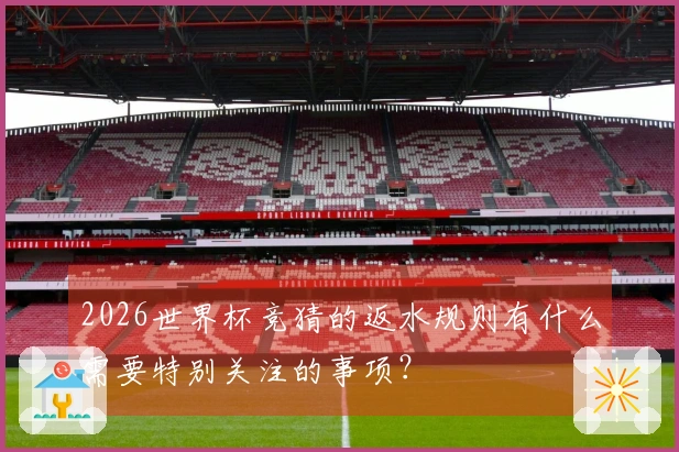 2026世界杯竞猜的返水规则有什么需要特别关注的事项？